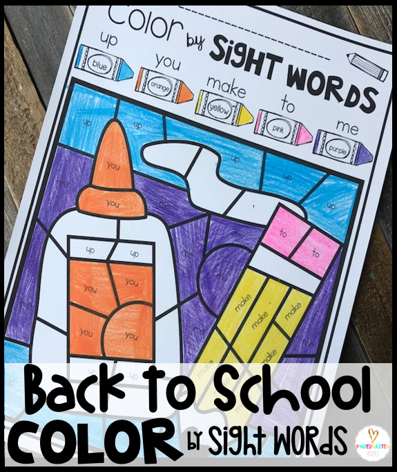 Are you looking for Back to School Printables that students will look forward to while working on important skills?  Color by Code Back to School Printables are the perfect way to help children look closer at important concepts and build fine motor skills at the same time. 