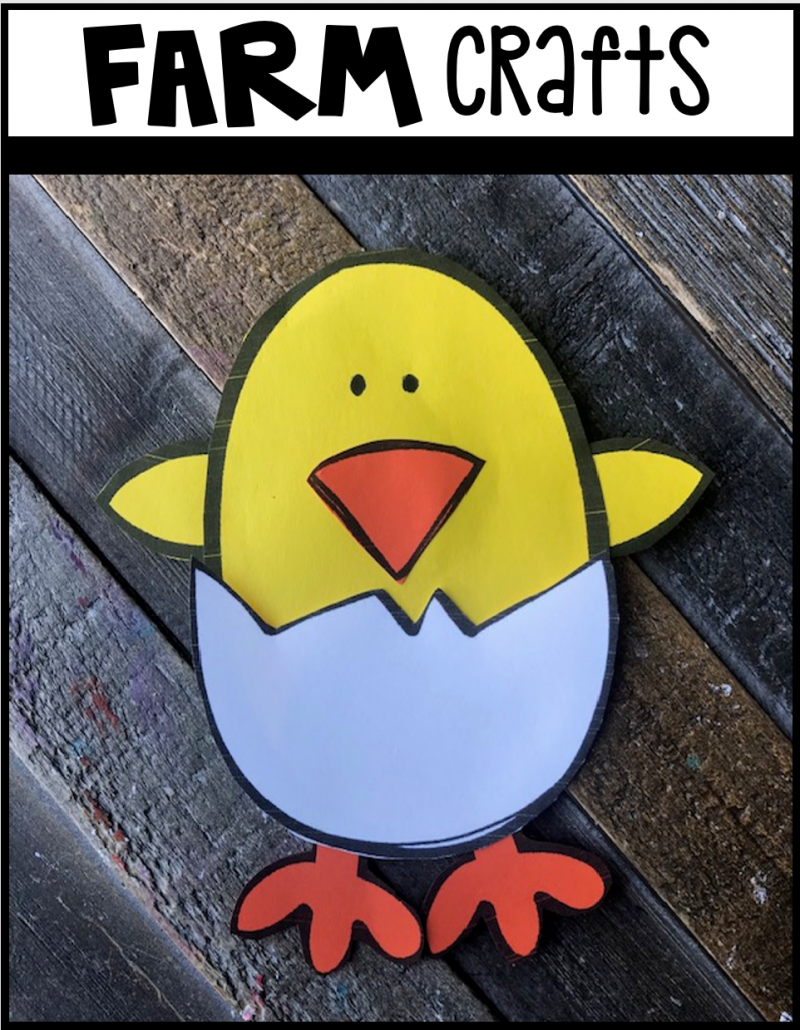 Farm Crafts for Preschool - Kindergarten Rocks Resources