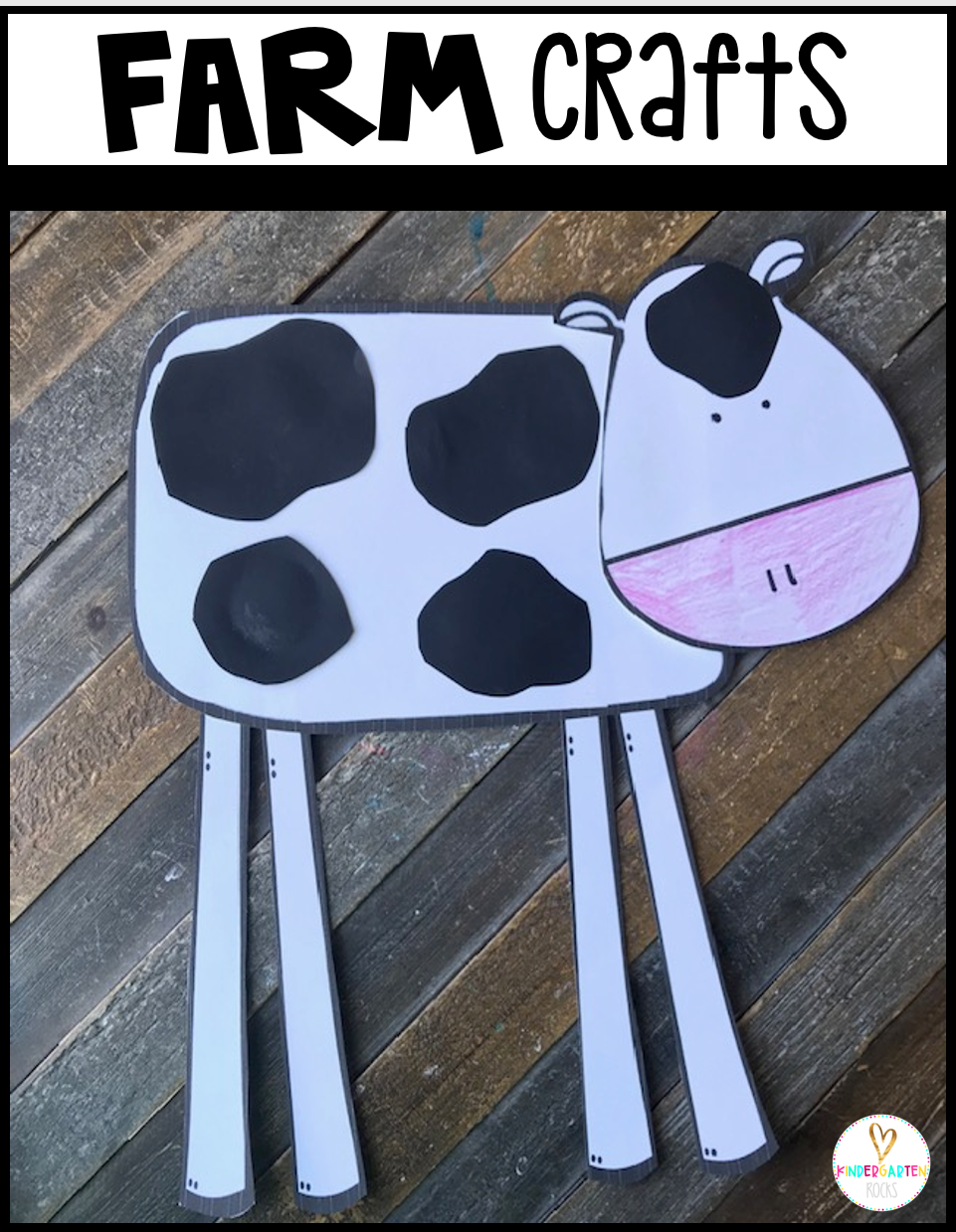 Are you looking for a fun age appropriate crafts for kids?  Then you will love Farm Crafts.  This unit is perfect for your farm tale unit at any time throughout the year.  Increase student vocabulary and readiness skills with hands on crafts.