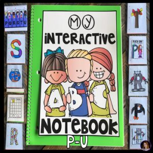 Alphabet Notebook P-U