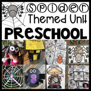 Spider Math and Literacy Centers