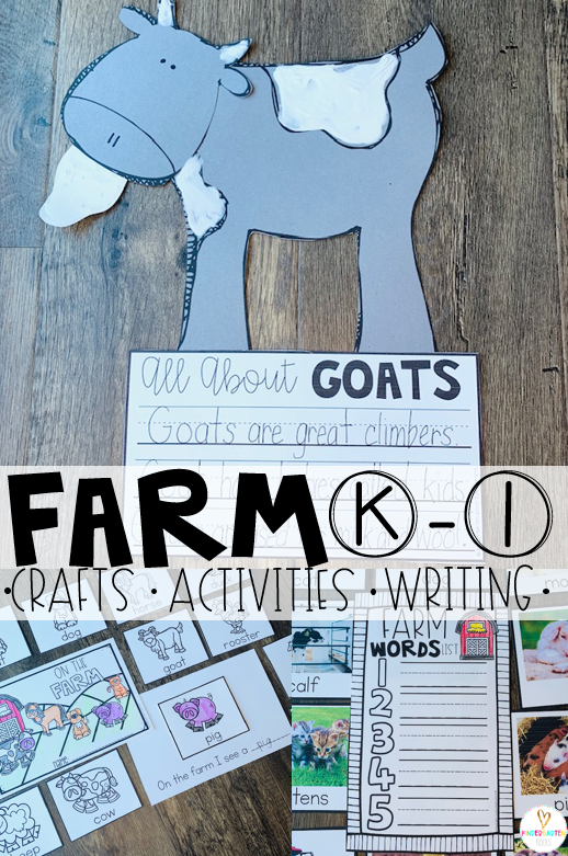 Are you looking for fun farm animals activities and farm animals crafts for kids? Then you will love our Farm Animals for Kids Unit. It is full of non-fiction passages, comprehension pages and tons of activities.