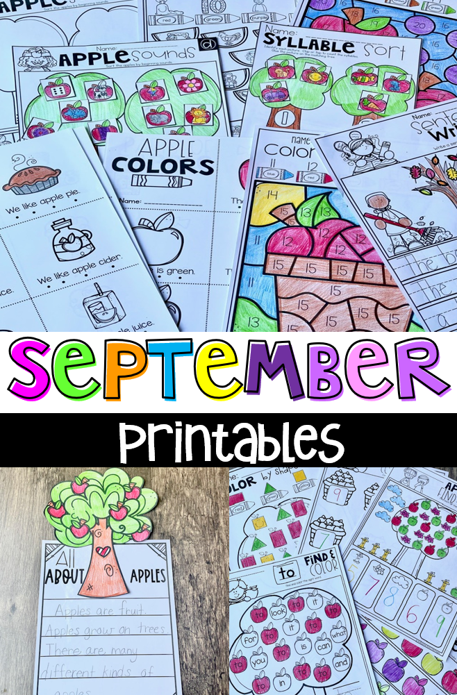 Are you looking for Kindergarten appropriate monthly themed activities for your distance learning classroom? Then, you will love our Digital & Printable Bundle.