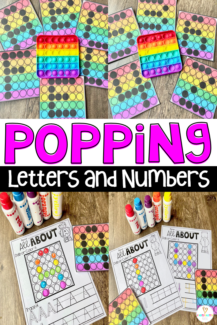 Practicing letters and numbers has never been so fun!  The boys and girls love their pop-its and their pop-its will help them practice building, writing and identifying letters and numbers.