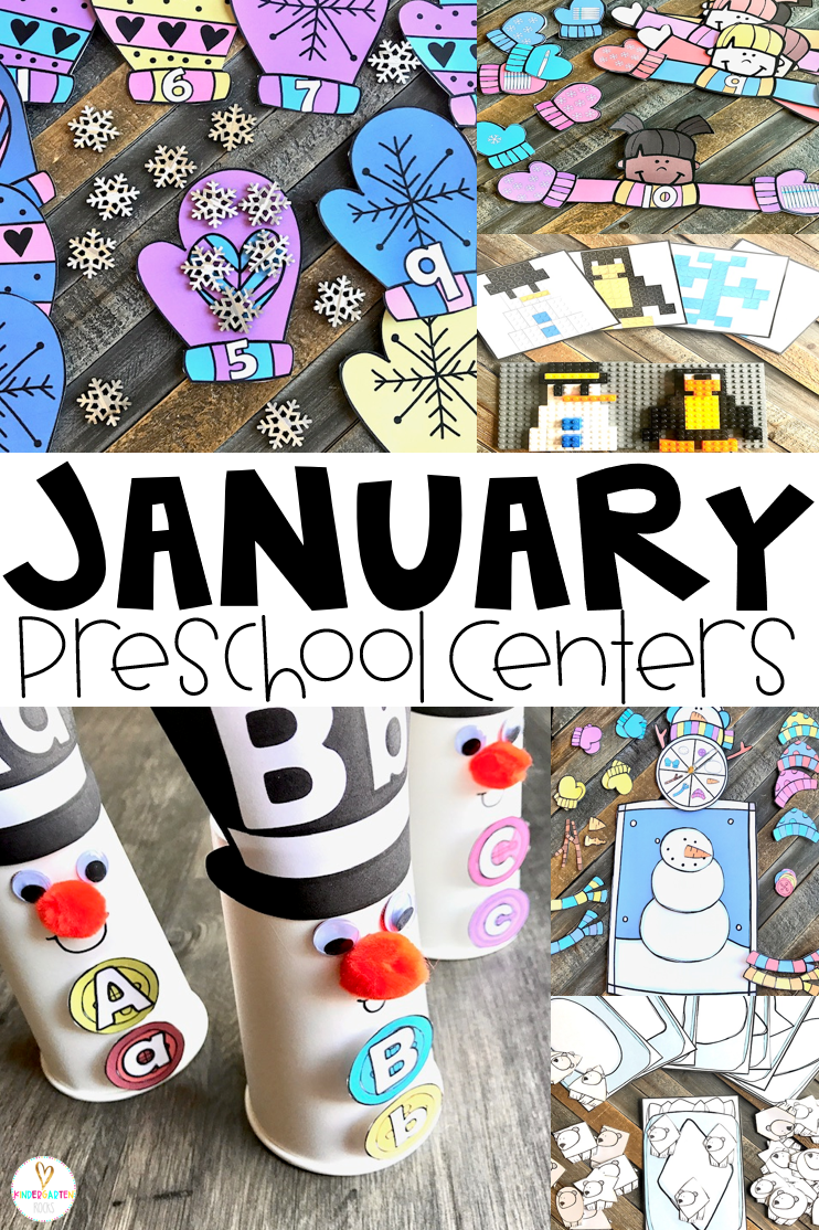 Are you looking for fun and simple thematic centers that you can prep quickly for your preschool classroom? Then you will love January Preschool Centers which is Snowman and Polar Animal Themed.