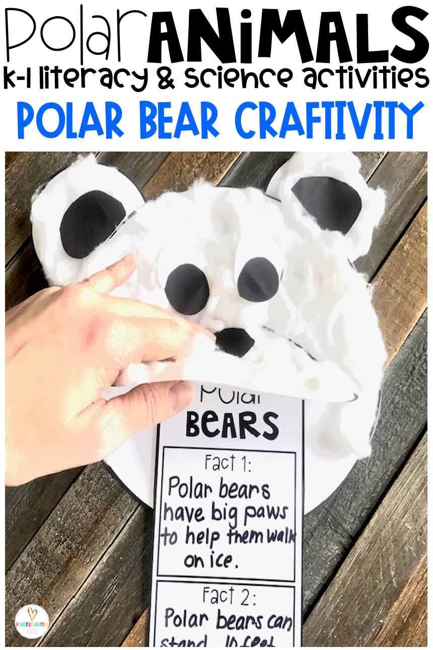 Are you looking for a factual unit to introduce polar animals and arctic animals in your kindergarten or first grade classroom? Our Polar Animal Activities for Literacy and Science unit is just what you need!