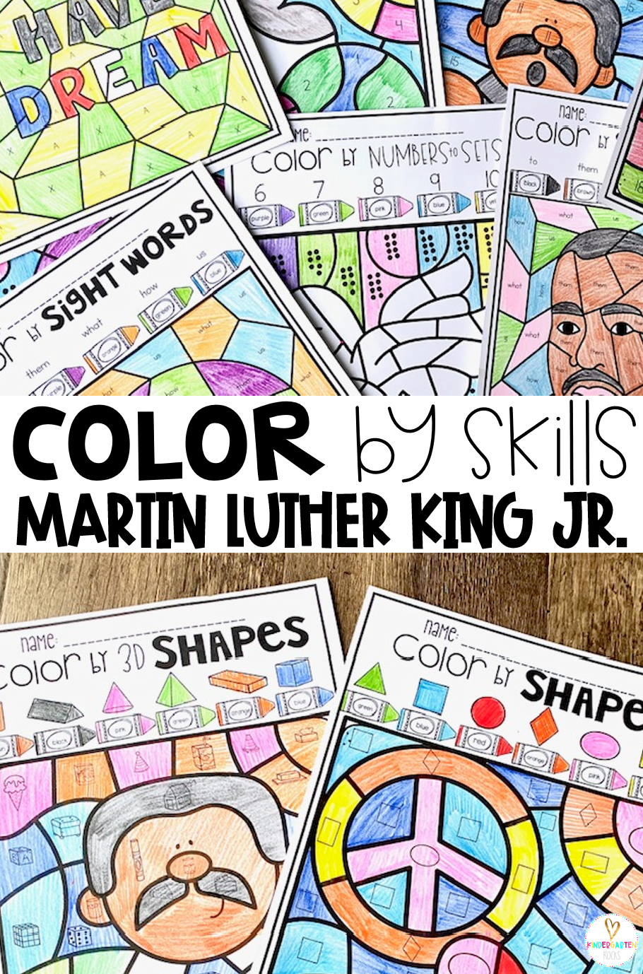 Martin Luther King Jr. Activities Color by Skills are a fun and engaging way to practice a variety of skills in your literacy and math centers.