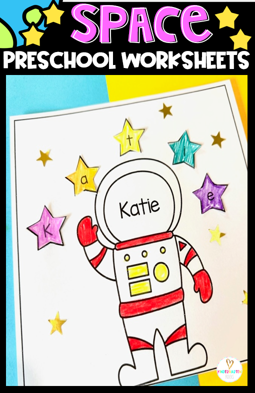 Are you looking for no-prep math and literacy worksheets for your preschool space unit? Then your class will love our Space Worksheets for Preschool. The activities are engaging and fun and are perfect for the second semester in preschool!