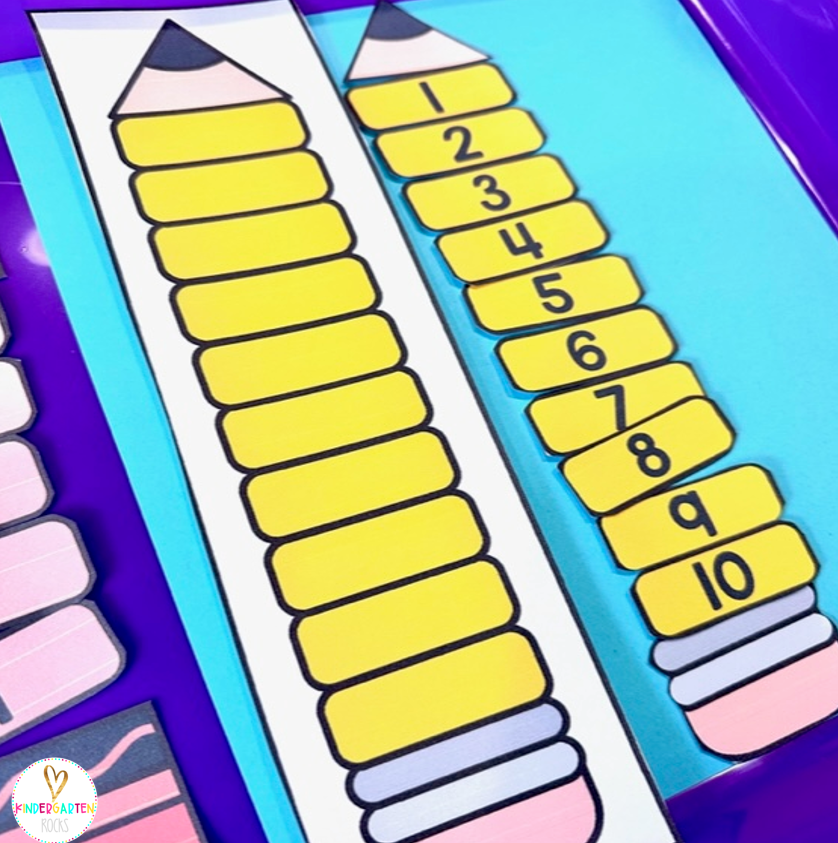 Are you looking for hands on back to school math and literacy centers for preschool and kindergarten? Then you will love this roll and build number sense activity.