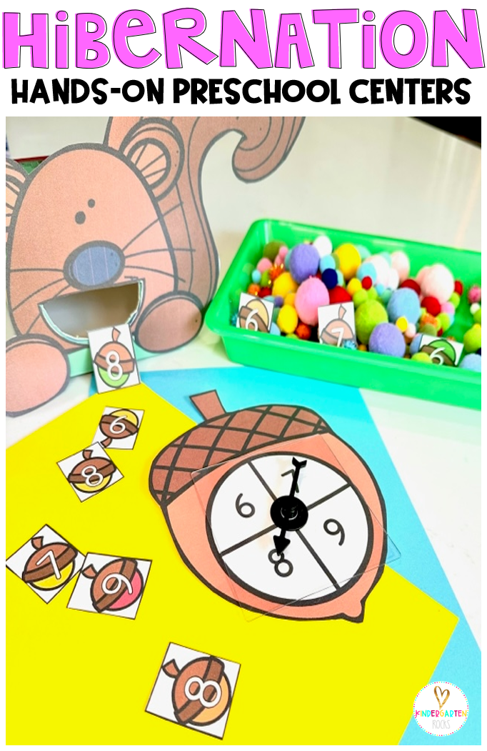 Are you looking for hibernation math and literacy centers and activities or morning bin activities that you can prep quickly for your preschool classroom? Then you will love our Hibernation Math and Literacy Centers and Activities for your Preschool Animals in Winter Unit.